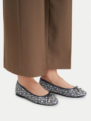 Baleriny Tommy Hilfiger Th Charm Jacquard Ballerina FW0FW09504 Kolorowy