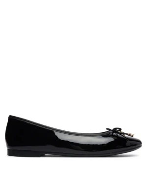 Baleriny Tommy Hilfiger Th Charm Patent Ballerina FW0FW09481 Czarny