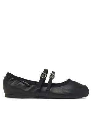 Baleriny Tommy Jeans Ballerina EN0EN02720 Czarny