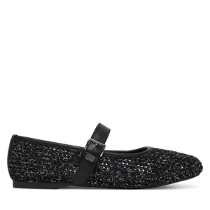 Baleriny Tommy Jeans Tjw Knitted Ballerina EN0EN03030 Czarny