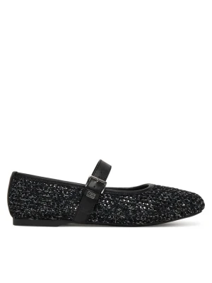 Baleriny Tommy Jeans Tjw Knitted Ballerina EN0EN03030 Czarny