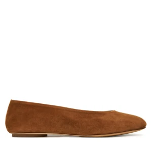 Baleriny Weekend Max Mara Todisuede 2525526074600 Brązowy