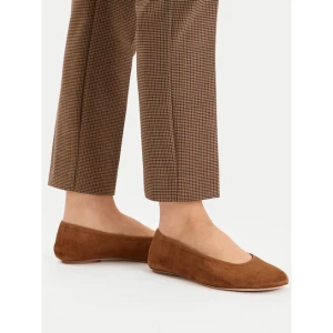 Baleriny Weekend Max Mara Todisuede 2525526074600 Brązowy