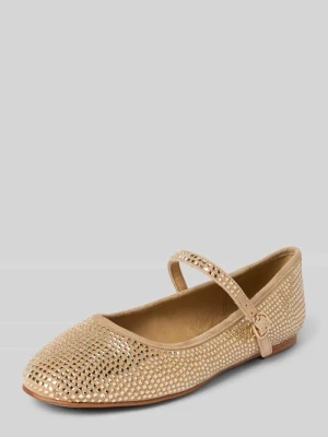 Baleriny z obszyciem ozdobnymi kamieniami Alma en Pena