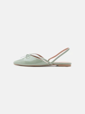 Baleriny z odkrytą piętą Anna Field By Zalando zielony