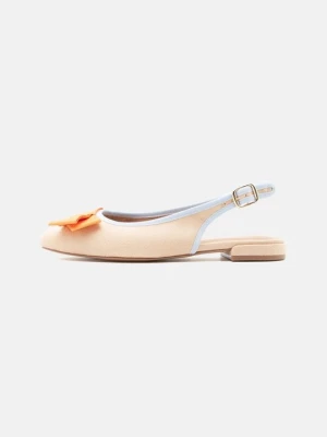 Baleriny z odkrytą piętą Anna Field Wide Fit By Zalando beżowy