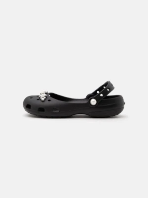 Baleriny z odkrytą piętą Crocs czarny