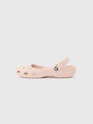 Baleriny z odkrytą piętą Crocs jasnoróżowy