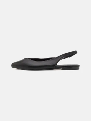 Baleriny z odkrytą piętą Even&Odd By Zalando czarny