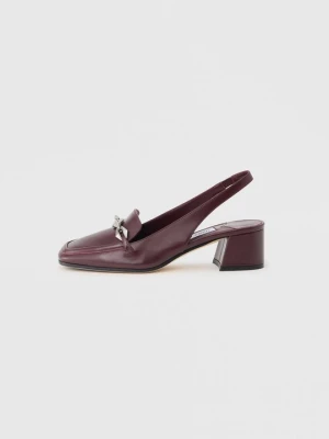 Baleriny z odkrytą piętą Jimmy Choo