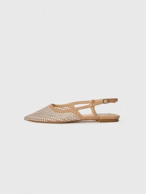Baleriny z odkrytą piętą Steve Madden
