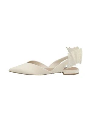 Baleriny z odkrytą piętą Steve Madden beżowy