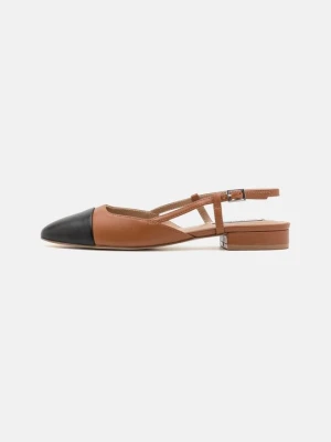 Baleriny z odkrytą piętą Steve Madden jasny brąz