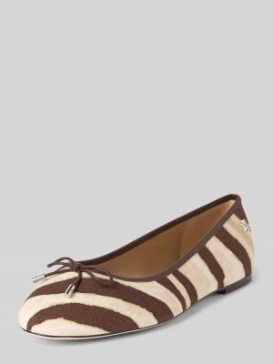 Baleriny z wiązanym detalem model ‘JAYNA’ Lauren Ralph Lauren