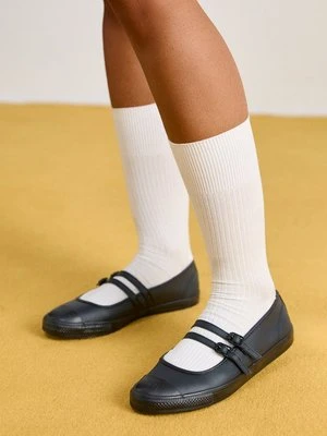 Baleriny z zapięciem Converse czarny