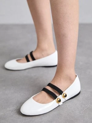 Baleriny z zapięciem Moschino