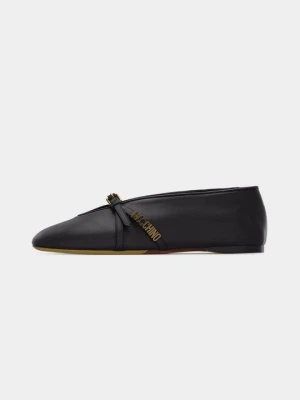 Baleriny z zapięciem MOSCHINO czarny