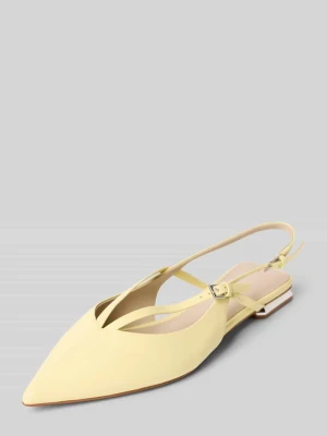 Baleriny ze zwężanymi noskami i paskami Marc Cain Bags & Shoes