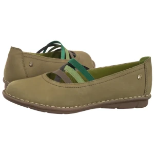 Baleriny Zielone P6815-09/00-1 (MA1372-b) Maciejka