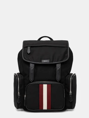 Bally plecak męski kolor czarny duży gładki MAK04B