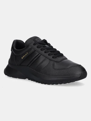 Bally sneakersy skórzane męskie kolor czarny MSK09S