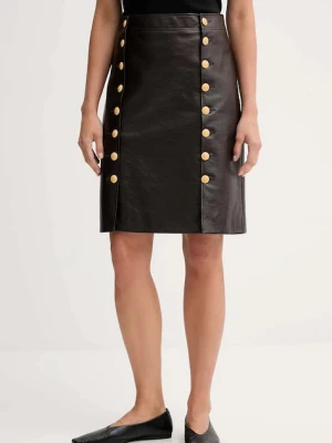 Bally spódnica skórzana