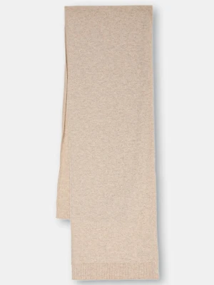Bally szalik kaszmirowy damski kolor beżowy melanżowy WSC04K