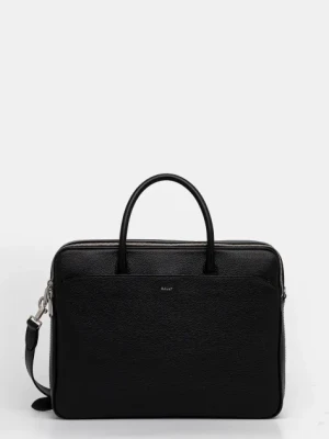 Bally torba skórzana kolor czarny MAB01S