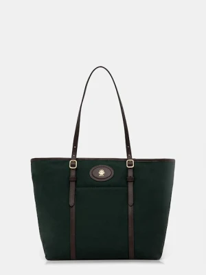 Bally torebka kolor zielony WAE075