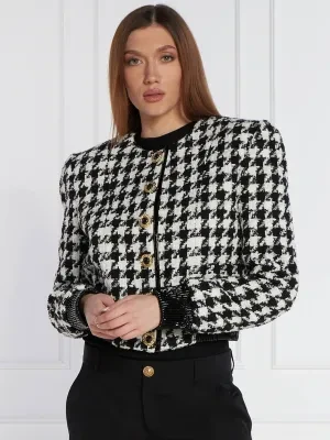 Balmain Marynarka | Cropped Fit | z dodatkiem wełny