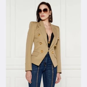 Balmain Marynarka | Slim Fit | z dodatkiem jedwabiu