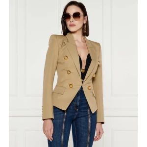 Balmain Marynarka | Slim Fit | z dodatkiem jedwabiu
