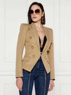 Balmain Marynarka | Slim Fit | z dodatkiem jedwabiu