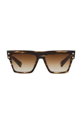 Balmain okulary przeciwsłoneczne B - V kolor brązowy BPS-121B