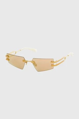Balmain okulary przeciwsłoneczne FIXE kolor złoty BPS-123D