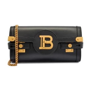 Balmain Skórzana listonoszka/kopertówka