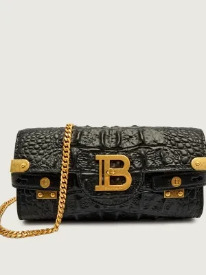 Balmain Skórzana listonoszka/kopertówka B-BUZZ