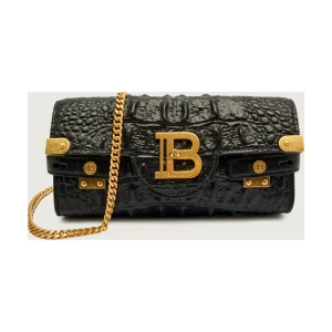 Balmain Skórzana listonoszka/kopertówka B-BUZZ
