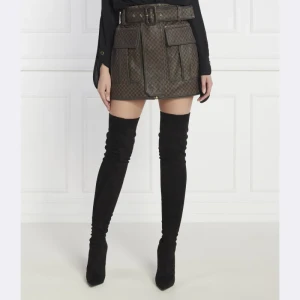 Balmain Skórzana spódnica