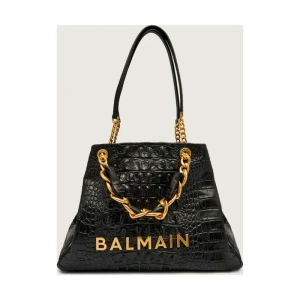 Balmain Skórzana torebka na ramię 1945 SOFT SMALL