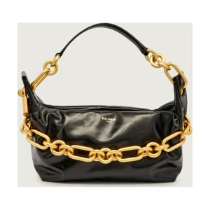 Balmain Skórzana torebka na ramię SYNC MEDIUM