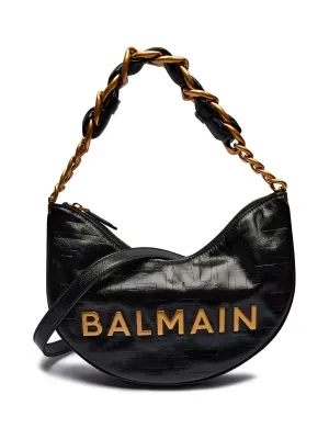 Balmain Skórzane hobo