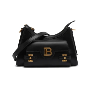 Balmain Skórzane hobo B-BUZZ