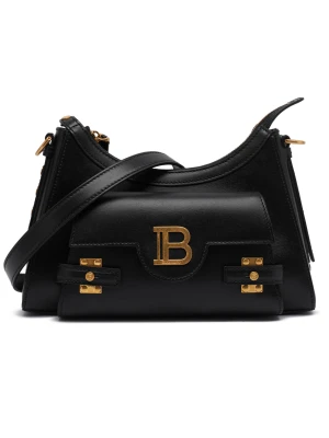 Balmain Skórzane hobo B-BUZZ