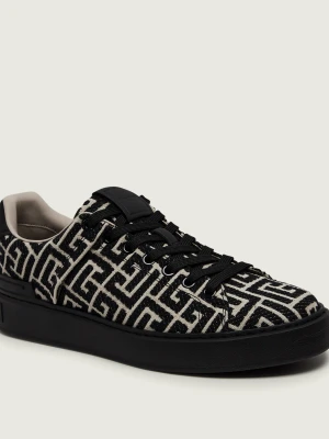 Balmain Sneakersy B-Court | z dodatkiem skóry czarny