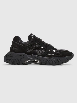 BALMAIN Sneakersy skórzane damskie czarne B-East, Rozmiar 37