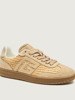 Balmain Sneakersy | zamsz beżowy