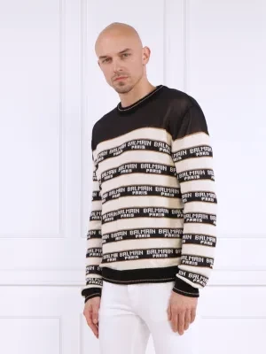 Balmain Sweter | Regular Fit | z dodatkiem wełny