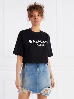 Balmain T-shirt CROPPED | Regular Fit