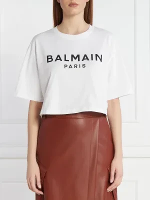 Balmain T-shirt CROPPED | Regular Fit
